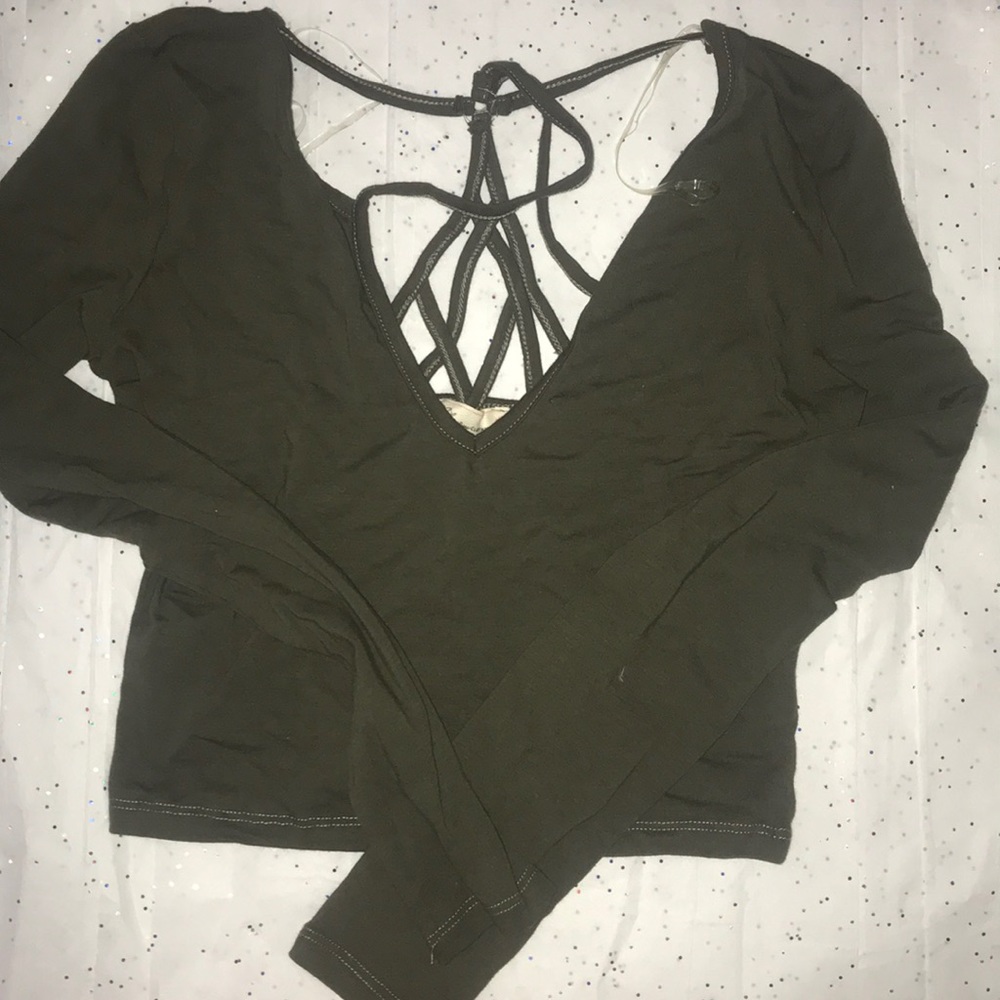 army green top♡